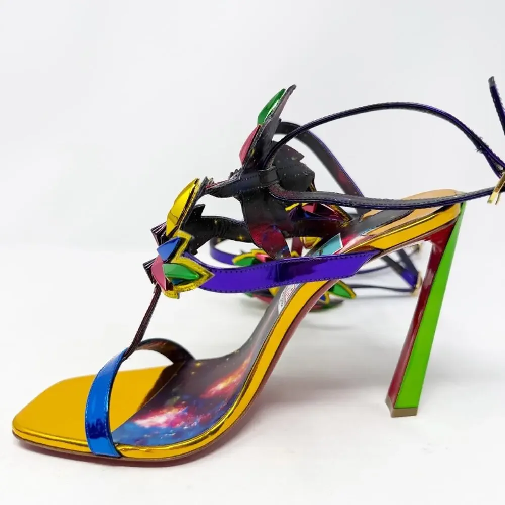 Christian Louboutin x Marvel Sea Warrior Gladiator Sandals Size 39.5 - Picture 9 of 15